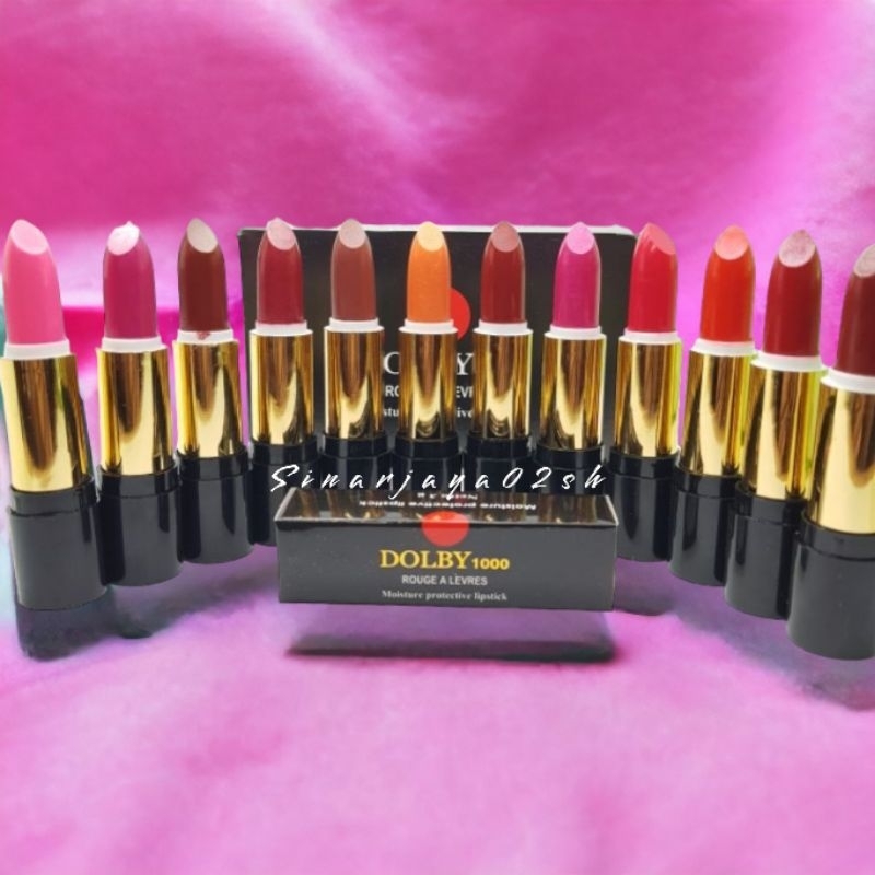 (harga 1lsn isi 12) LIPSTIK DOLBY 1000 WARNA LIP PUTAR ORIGINAL BPOM