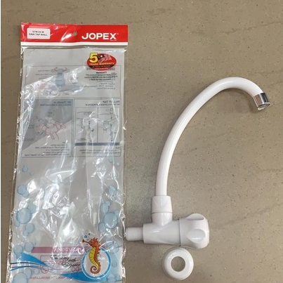 KRAN ANGSA CUCI PIRING JOPEX PLSTIK KUAT ANTI KARAT / KERAN KITCHEN SINK MEJA TANAM KRAN ANGSA BCP B