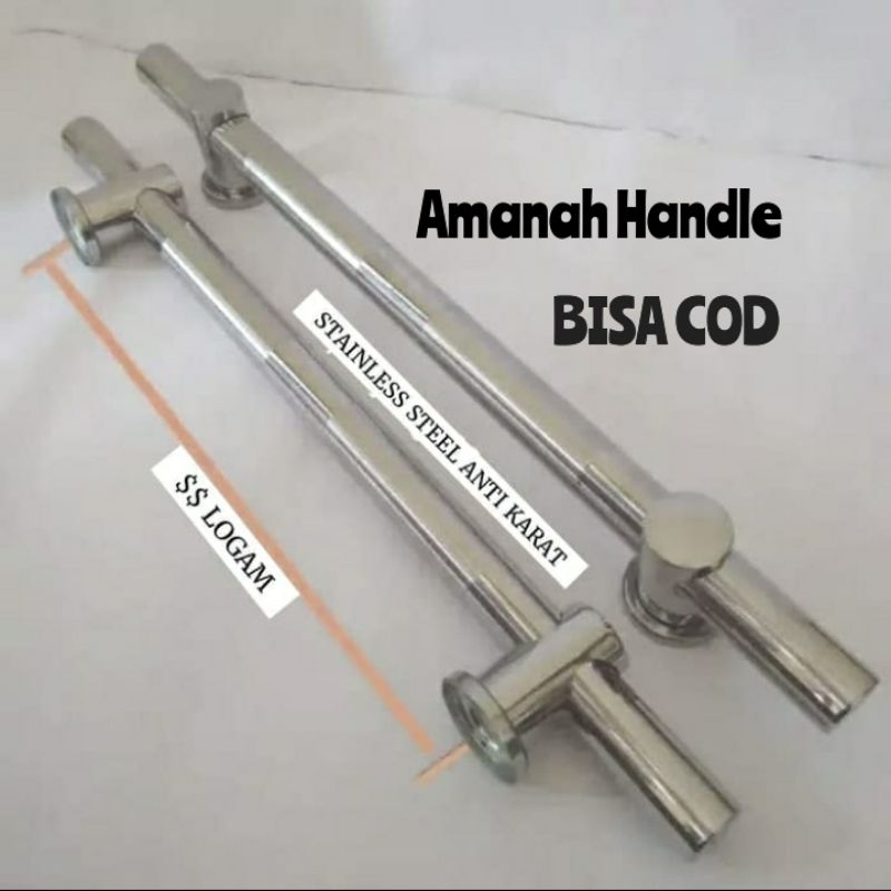 Gagang pintu rumah panjang 100cm / Handle Pegangan Pintu Rumah Stainless marun