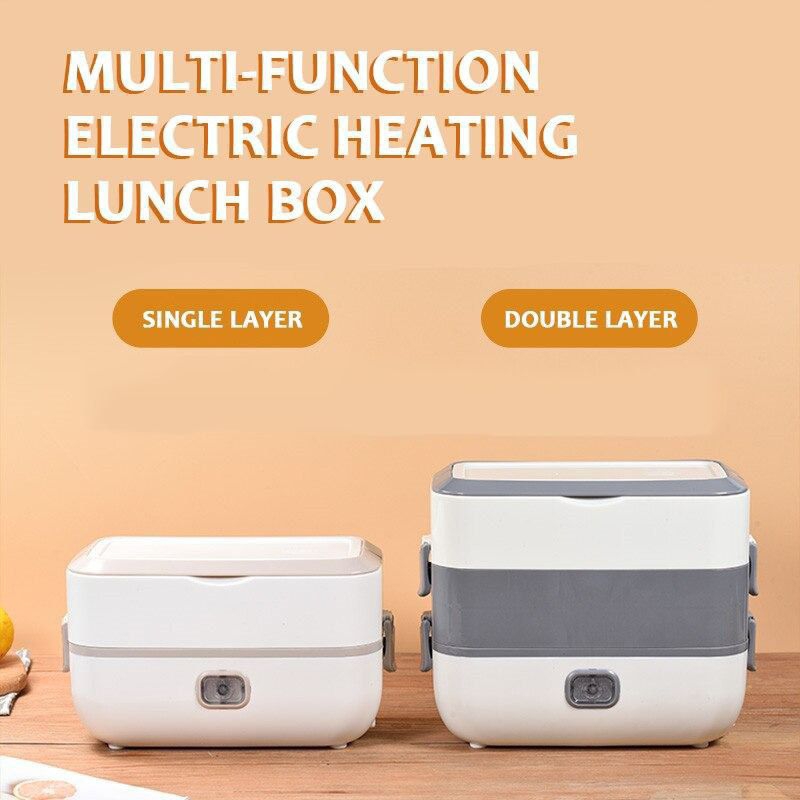 kotak makan pemanas elektrik 1 layer