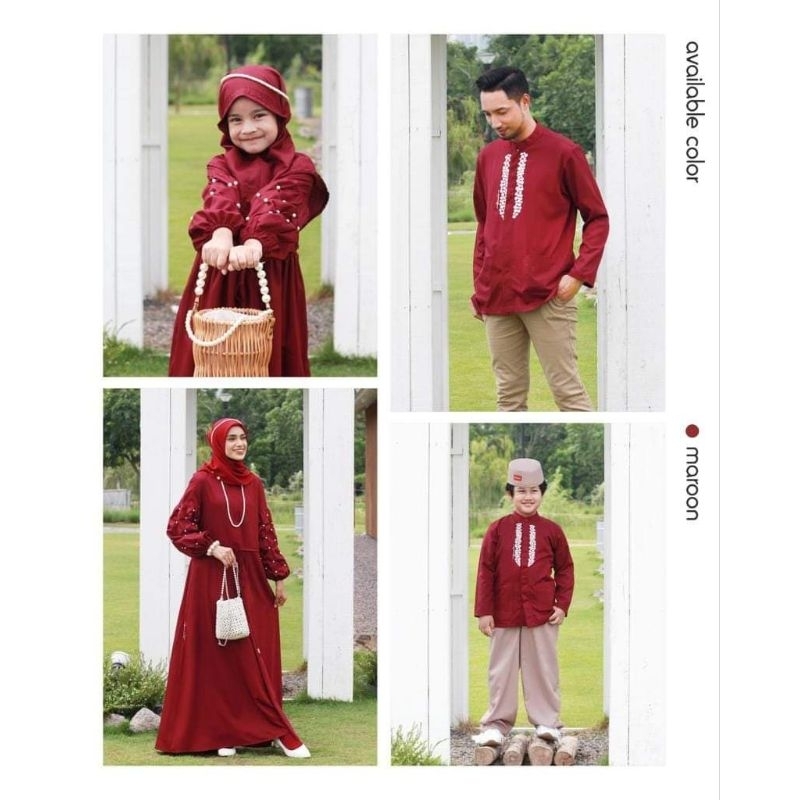SALE 40% SARIMBIT DANNIS D LA PERLE Size anak. Jubah Anak Dannis diskon termurah / sarimbit dannis d