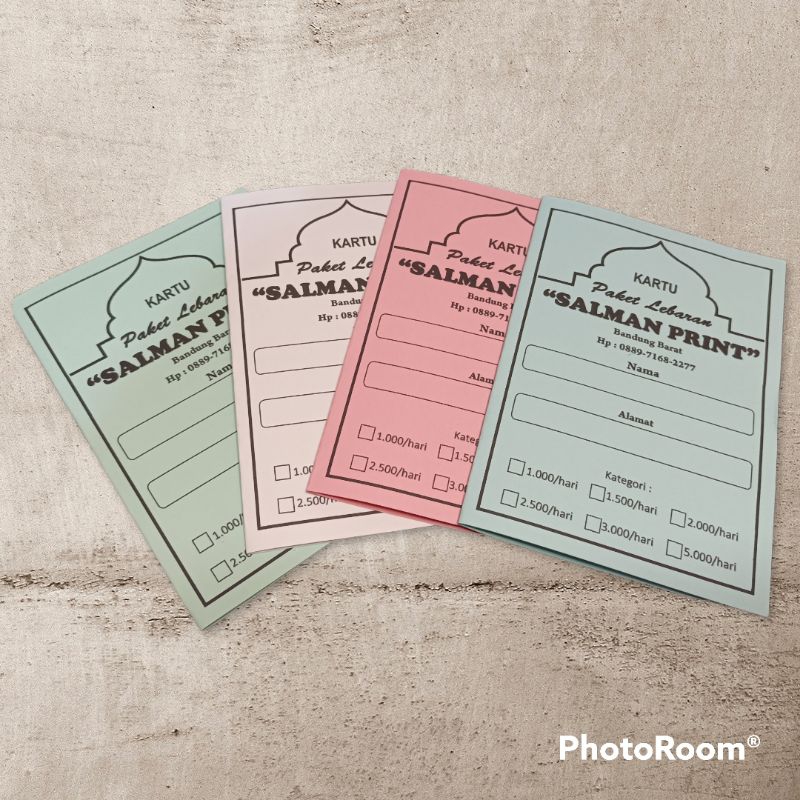 

Kartu Paket Lebaran A5