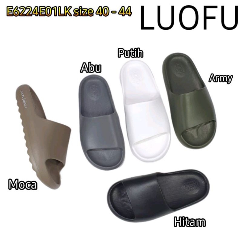Sandal pria kokop luofu Sandal jelly karet pria Sandal pria sandal luofu import size40-44