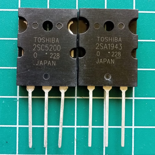 TOSHIBA 2SC5200 2SA1943 2SC 5200 A1943