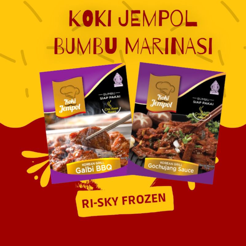 

KOREAN GRILL GOCHUJANG BBQ GALBI BBQ MARINANDE