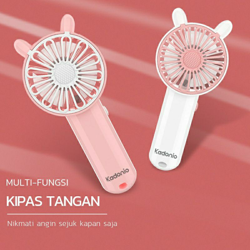 Kipas angin spray pewangi mini genggam tangan portable recharge