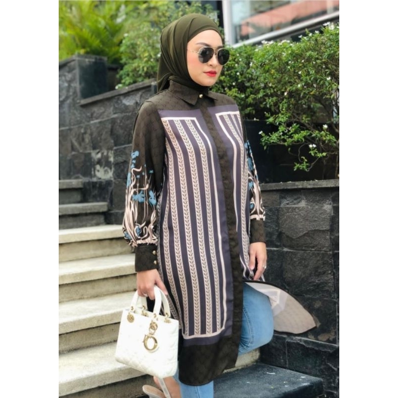 Eunice Tunic VZ by Vivi Zubedi / tunic VZ / kemrja Vz / VZ sale / kemeja wanita