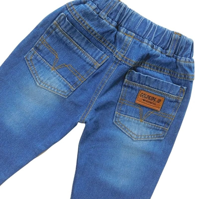 Celana Jeans Anak Laki Laki Keren Denim Premium Terbaru Panjang Usia 2 3 4 5 Tahun