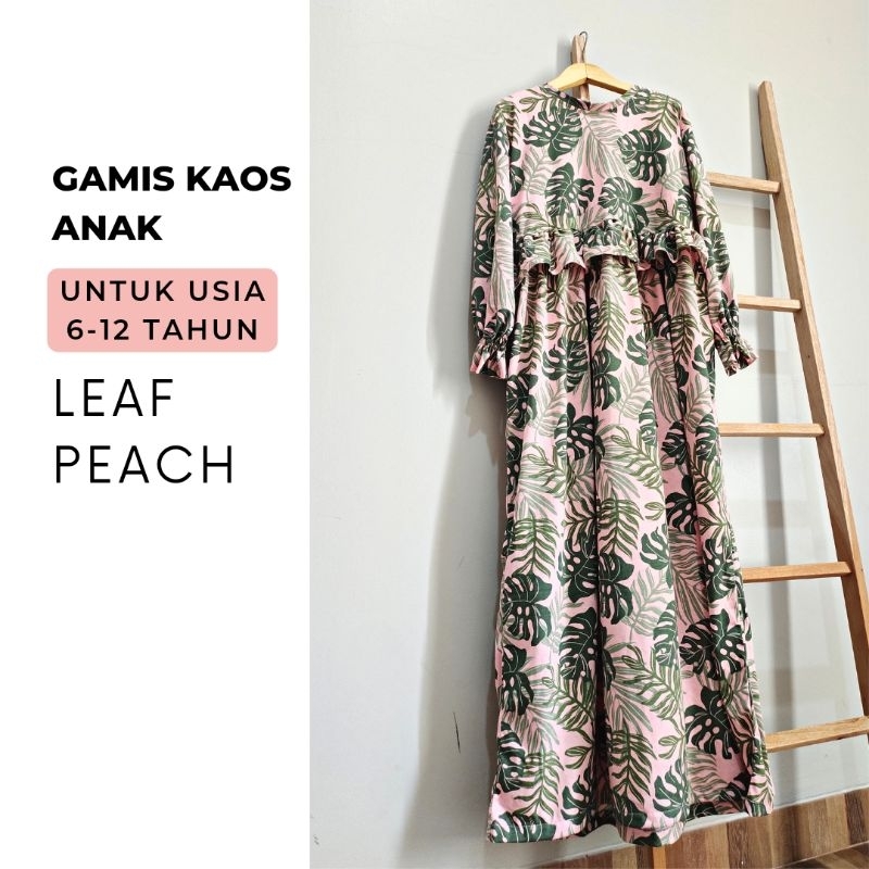 Gamis Anak Kaos Usia 6-12 Tahun