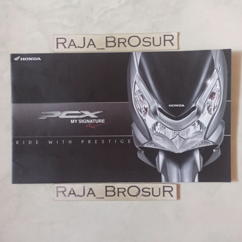 Poster brosur katalog booklet Honda PCX 1255/Honda PCX125 2010