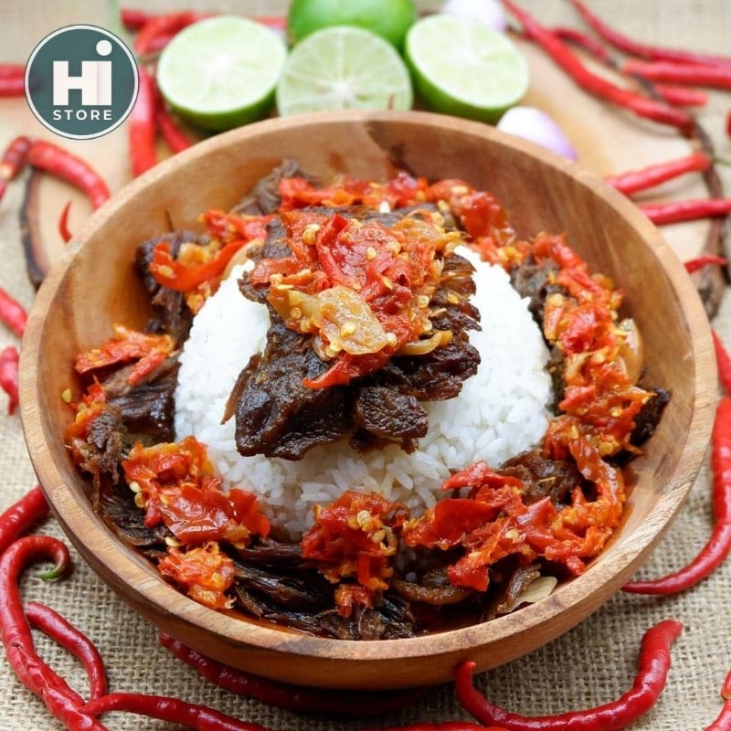 

Dendeng Batokok Sapi Balado 250gr