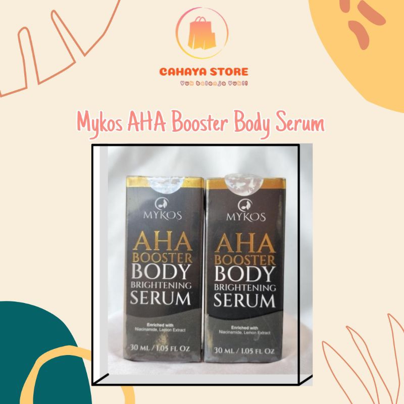 MYKOS AHA BODY BRIGHTENING SERUM ORIGINAL + BPOM/ BODY SERUM CAMPURAN LOTION!