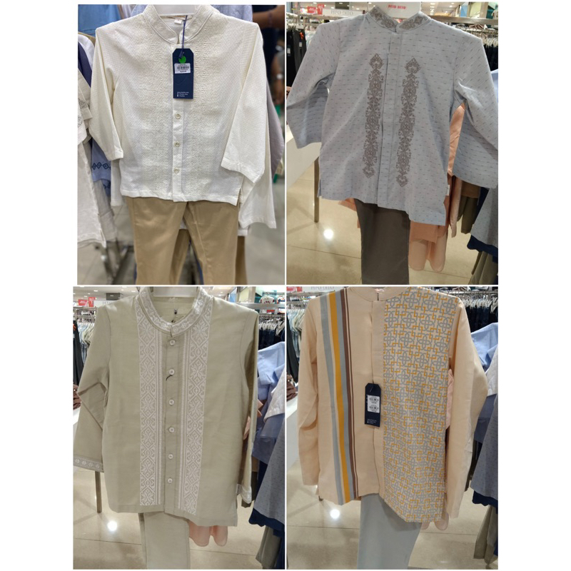Setelan Baju Koko panjang anak laki-laki PITO DITO (1-14th)