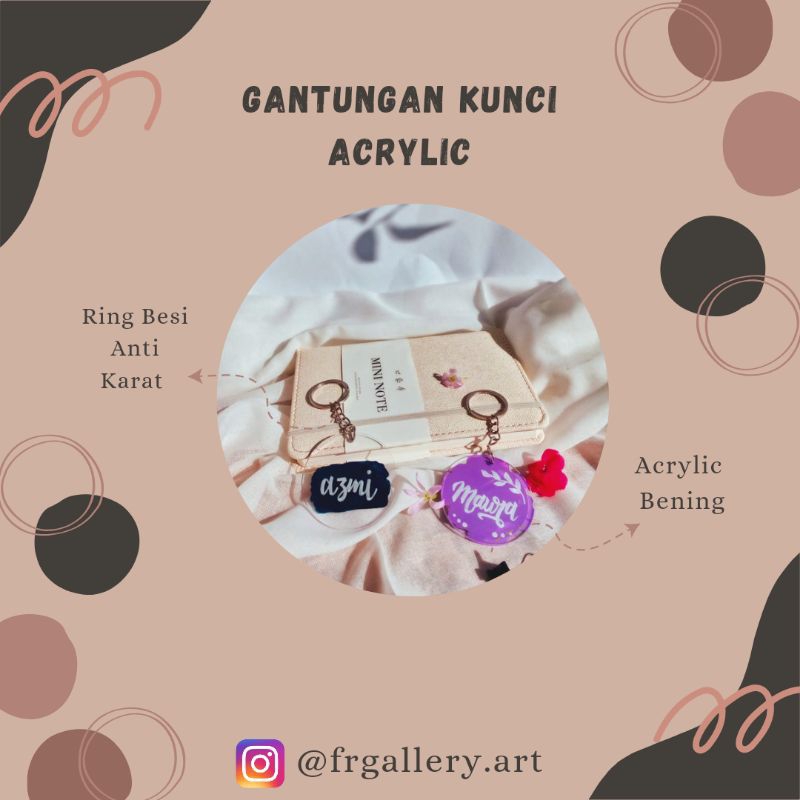 Gantungan kunci Nama Custom | Kado/Hadiah Unik | Gantungan Kunci Aesthetic Couple Sahabat Gantungan 