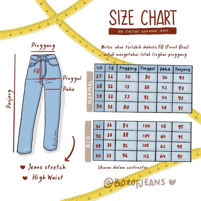 Boxofjeans - HW Stretchy Boyfriend Jeans - BLACK