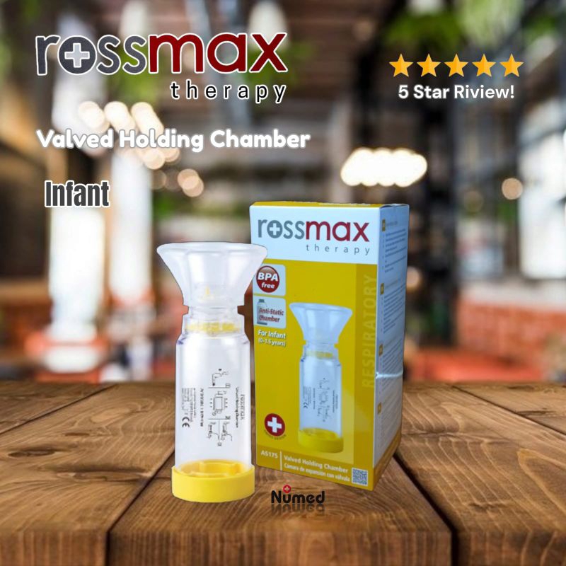 Rossmax Aerospacer AS-175 Aerochamber Corong Asma Aero Spacer Chamber AS175