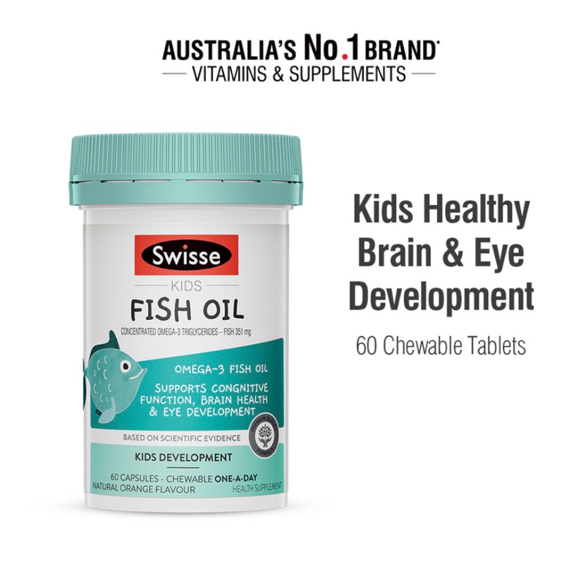 Swisse Kids Fish Oil 60 capsules