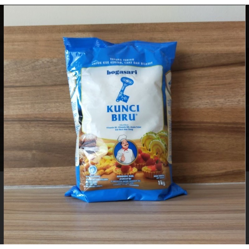 

Kunci Biru kemasan 1kg | Kunci Biru | tepung Kemasan