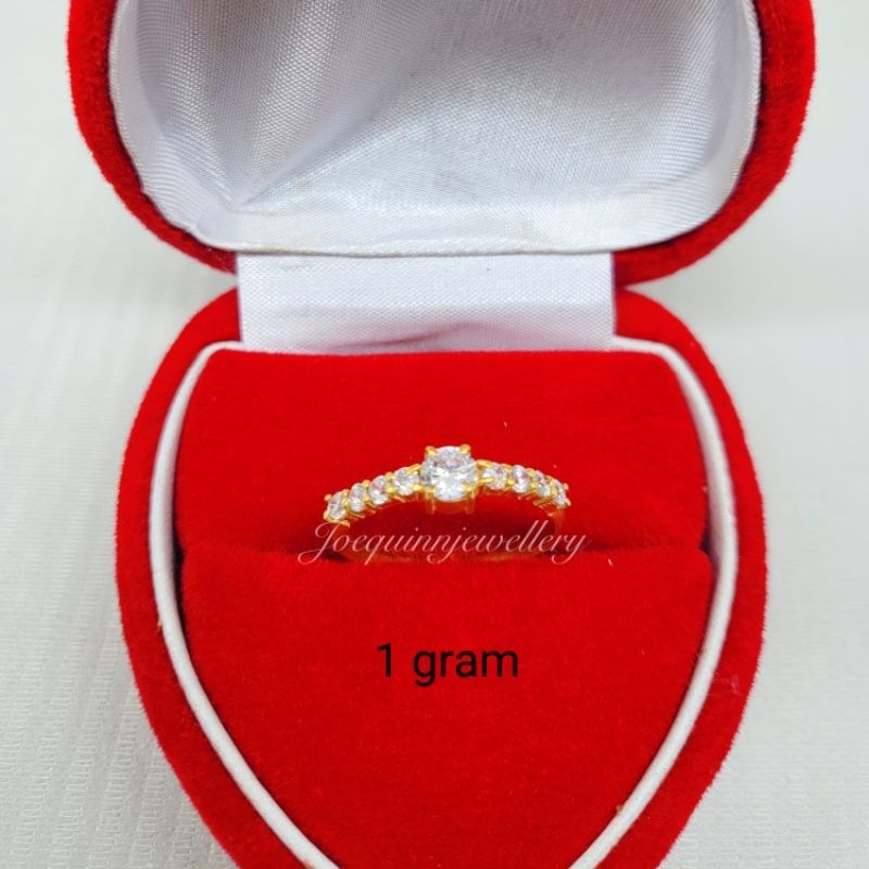 cincin emas muda 1 gram mata