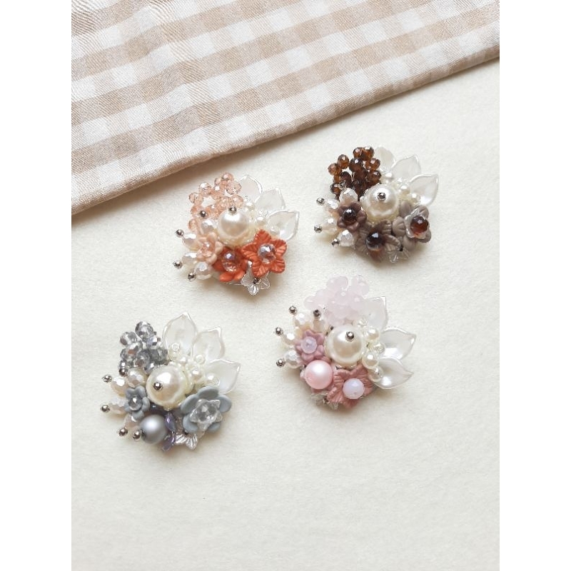 Emys Craft - Bros Hijab Adelina / Aksesoris Hijab / Bros Baju / Bros Bunga