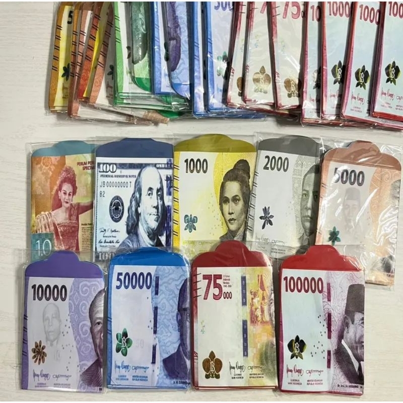 

10pcs AMPLOP MOTIF UANG DAN ATM HARGA TERMURAH BISA COD LEBARAN IDUL FITRI