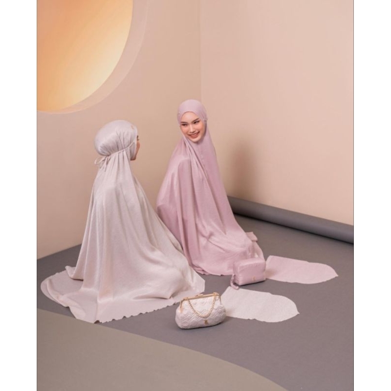 Bloom Prayer Set by HEYLOCAL Mukena Traveling Silk Premium heylocal