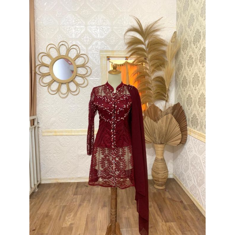 kebaya full Payet/kebaya ibu besan/kebaya manten/kebaya lamaran