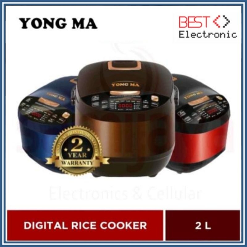 YONG MA / YONGMA Rice Cooker Magic Com Digital SMC 7047 SMC7047 SMC-7047 2 Liter