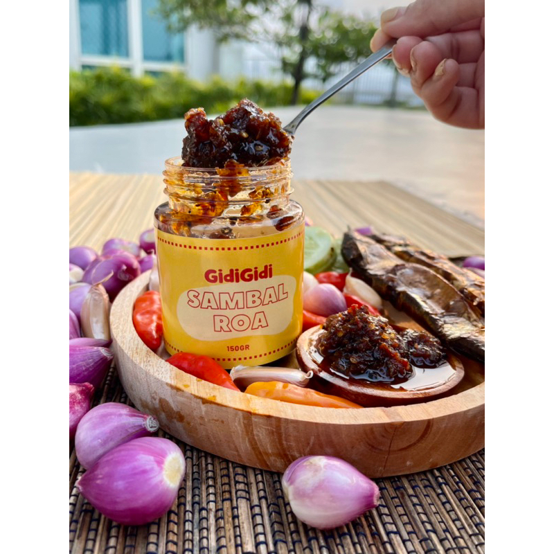 

Sambal Roa Otentik 150gram - PO 1 HARI - Gidi Gidi Sambal