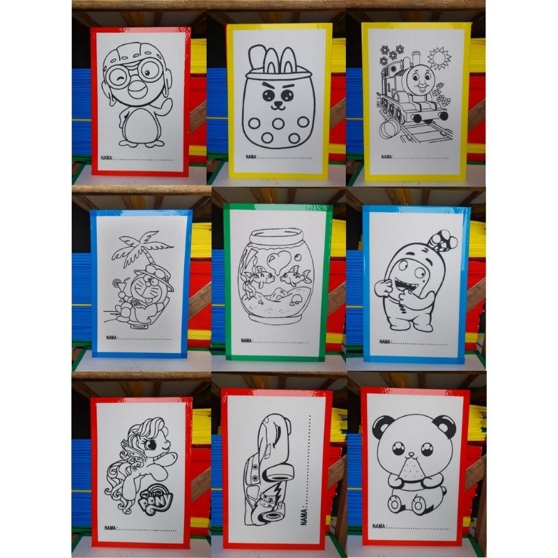 

stereofom list gambar uk 35x25 isi 12lembar/stereofoam/styrofoam/gabus/edukasi anak