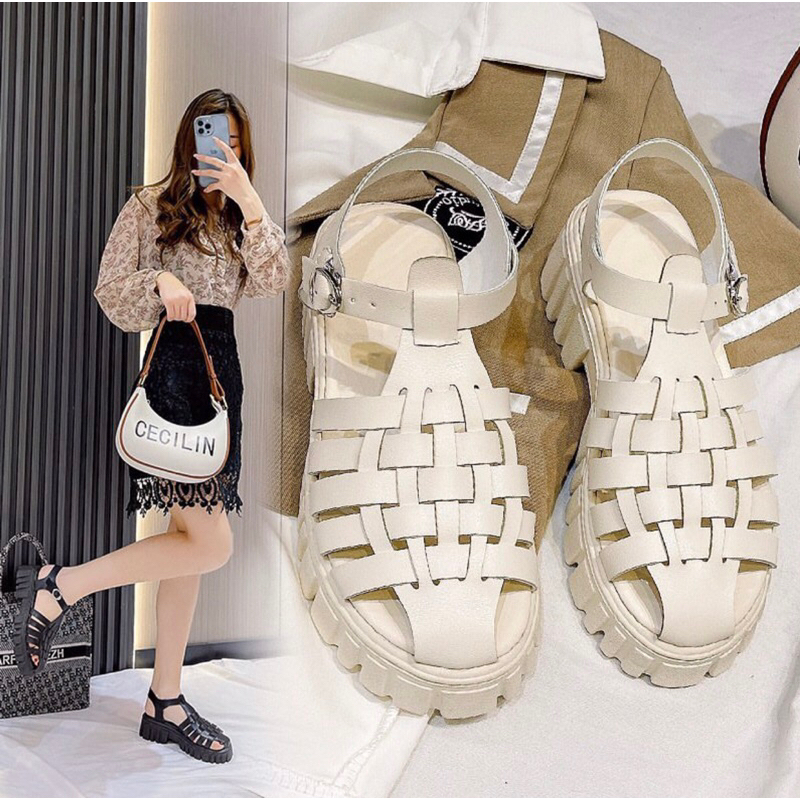 Sepatu sandal 1756 import realpict