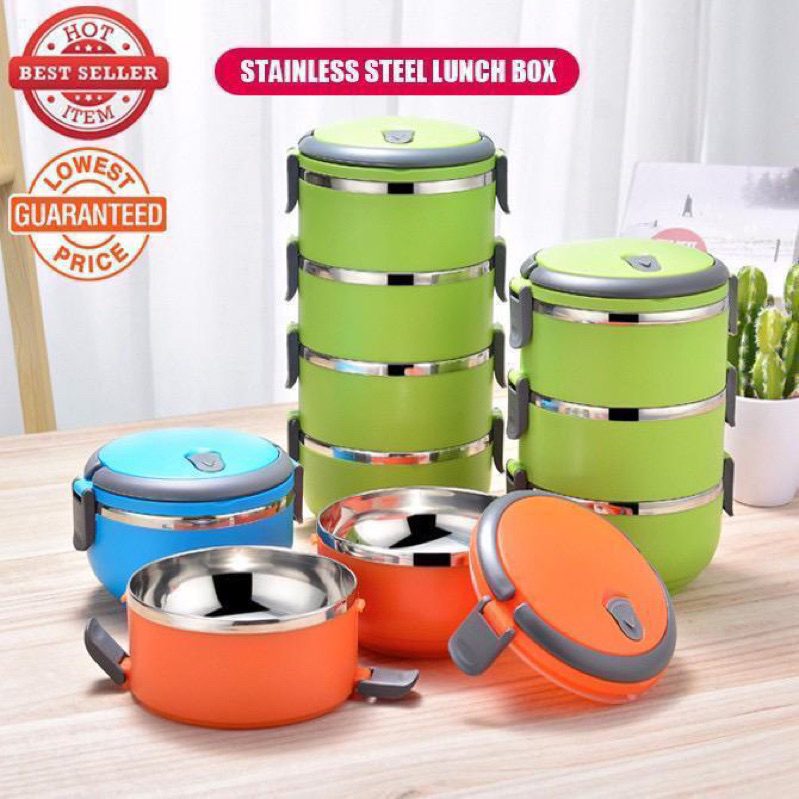 Rantang Susun Serbaguna Rantang 4 Susun GSF 3004 Lunch Box Susun Q2 603 Set Stainless Tepak Makan