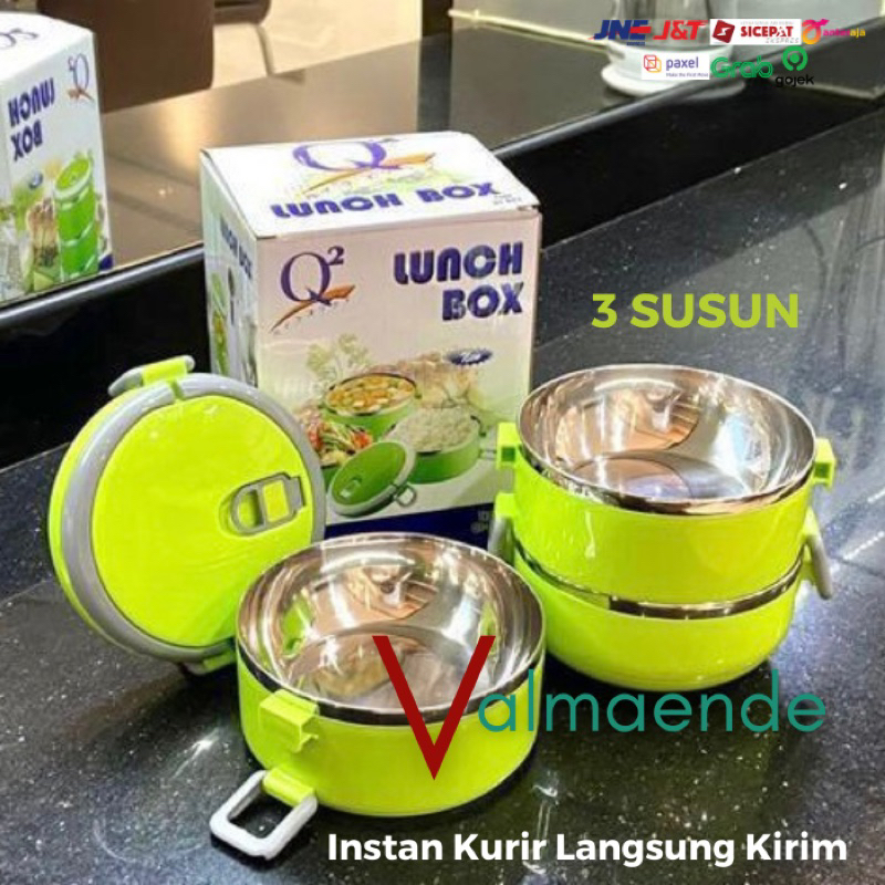 Rantang Susun Serbaguna Rantang 4 Susun GSF 3004 Lunch Box Susun Q2 603 Set Stainless Tepak Makan