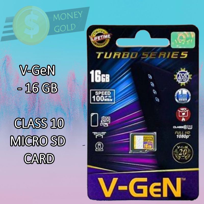 Kartu Memori VGEN ORIGINAL / Memory Card V Gen ORI 64GB 32GB 16GB CLASS 10