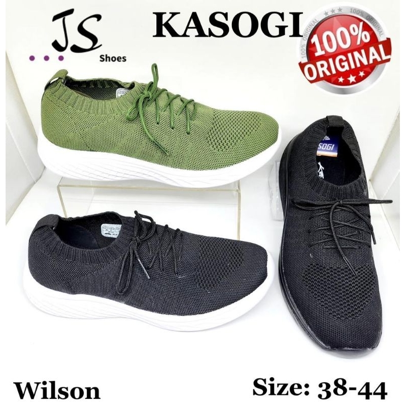 KASOGI WILSON - SEPATU SNEAKERS SEPATU SEKOLAH TALI DEWASA MERK KASOGI ORIGINAL