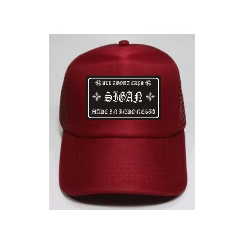 Topi Trucker KEREN - MAROON