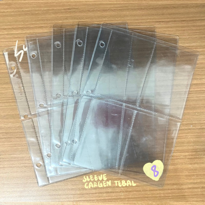 sleeve carat gen cargen carkit binder thick tebal official