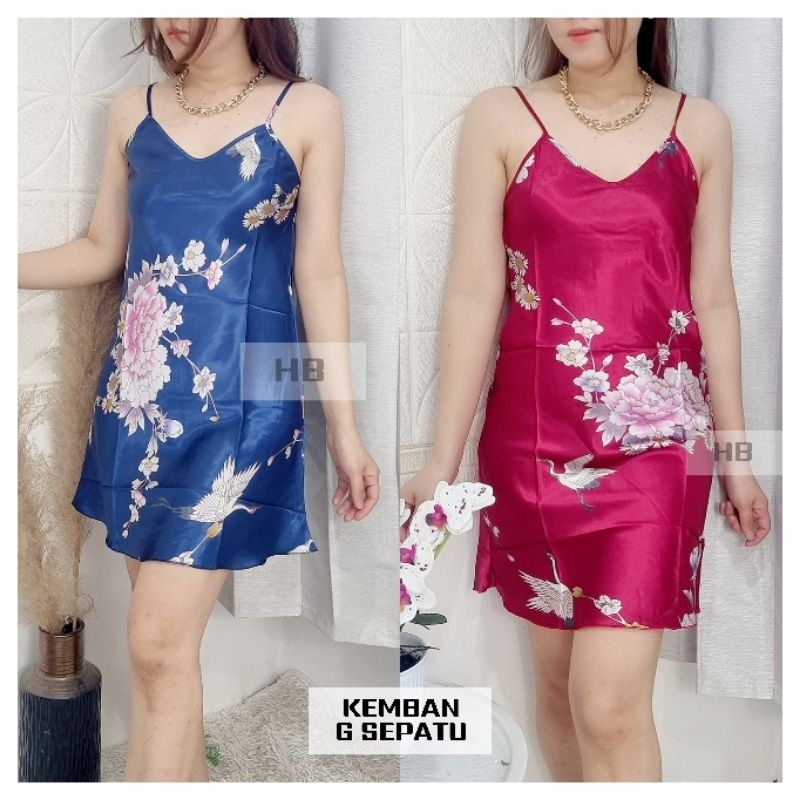 HB FO - DASTER SATIN SATU TALI IMPORT BANYAK MOTIF / BAJU TIDUR DASTER IMPORT MURAH / PART 2