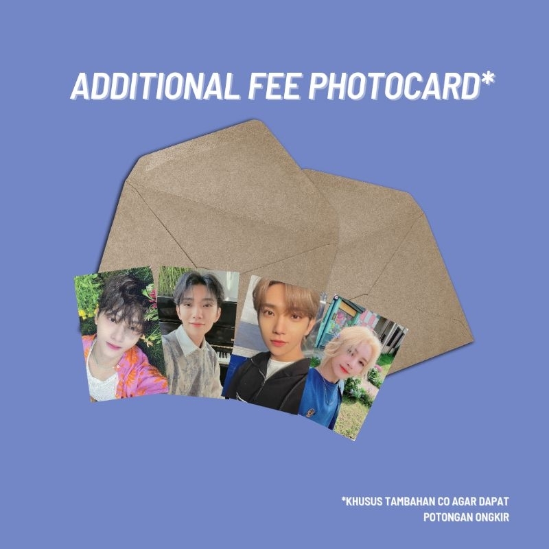 Additional Fee Photocard/MD