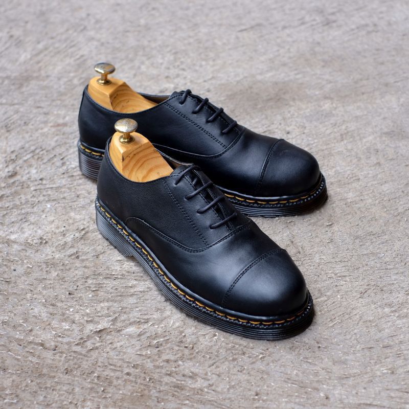 Azcost Sepatu Boots Pria Oxford - Hitam