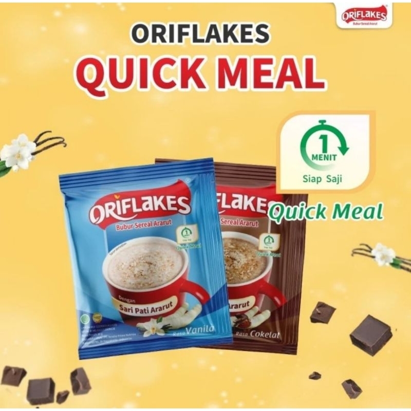 Oriflakes Sereal Daily Quickmeal 150 gr (1 Box Isi 5 Sachet)
