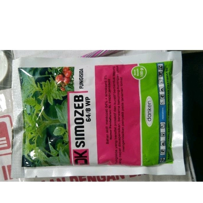 Fungisida DK Simozeb 64/8 WP 100 gram