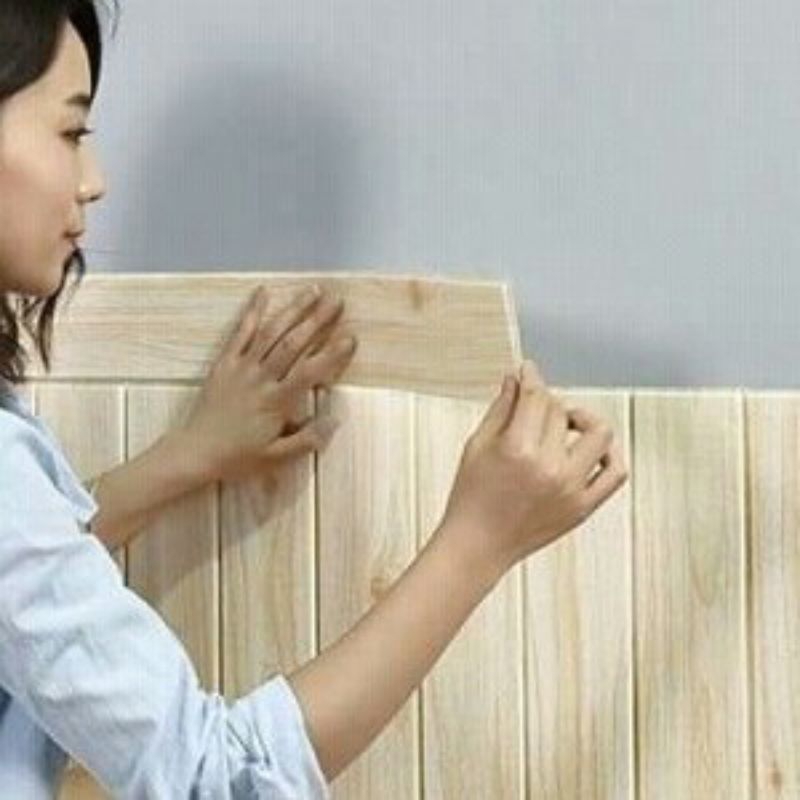 WALLFOAM WALLPAPER FOAM WALLSTICKER FOAM MOTIF KAYU