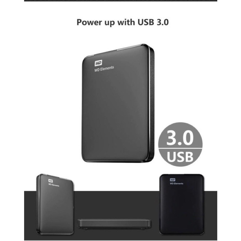 WD Elements Case External Hardisk 2.5&quot; Usb 3.0 / Case Sata 2.5&quot; WD Elements USB 3.0 Fast Data