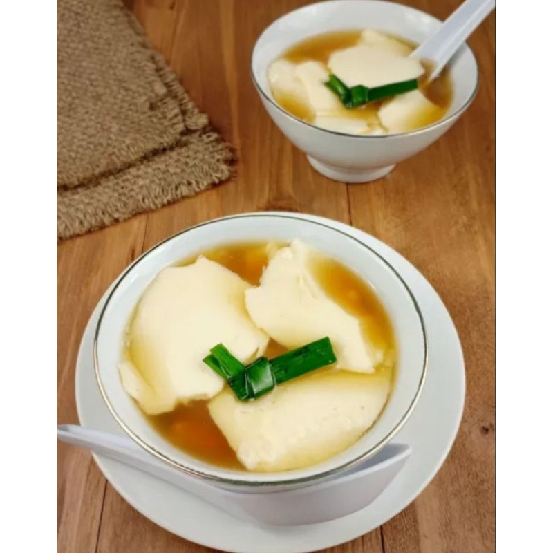 

Beancurd, kembang tahu jahedalam kemasan cup perbox 6 cup