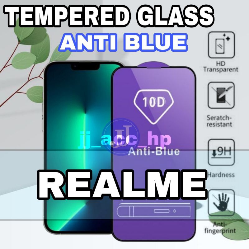 PELINDUNG LAYAR ANTI GORES TEMPERED GLASS BLUE RAY REALME 8 PRO C2 C1 6 PRO 3 PRO 5 PRO 5I C11 C12 C15 C17 C20 C21Y C30 C31 10 C11 2021 C21 C35 C33 C55 C25 C25Y 7 7I 9 PRO+ GT MASTER EDITION NEO 3 NARZO 50A PRIME 50I PRIME 50 30 30A 30 PRO C3 7 PRO C53