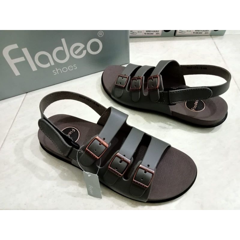 Sandal Pria Fladeo Tali Belakang size 40 41 42