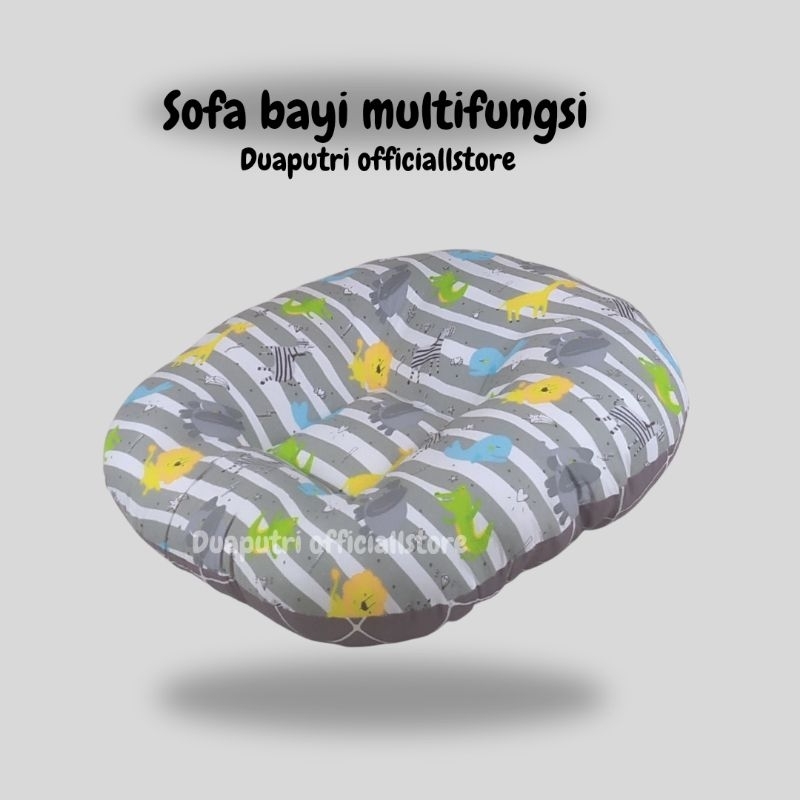 [GRATIS BANTAL DOT] Sofa bayi / sofa bayi newborn / baby lounger / Zebra abu