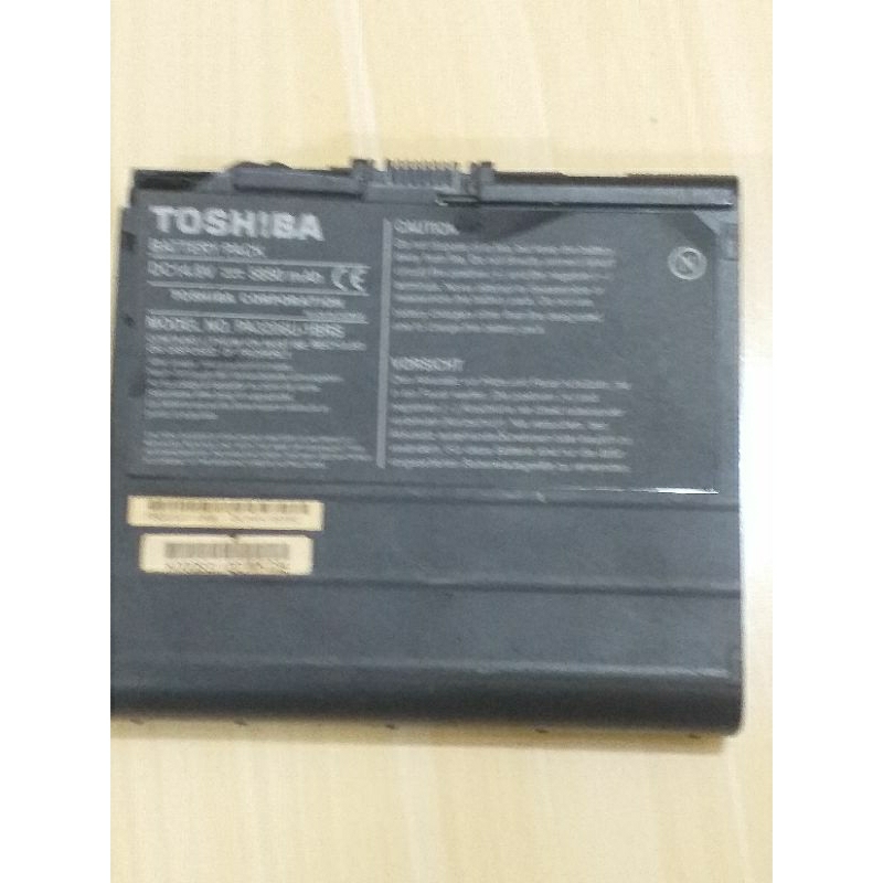 Batrai drop laptop toshiba jadul 5850MAH tipe 18650