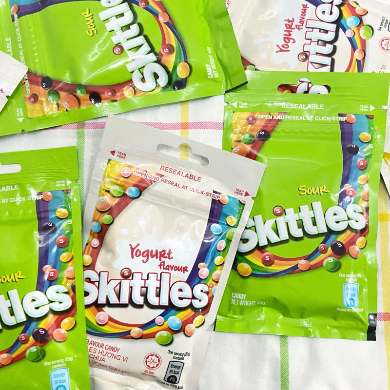 Permen Chewy Yogurt Sour Skittles Best Candy Import (TERMURAH!)